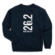 Running Raglan Crew Neck Pullover - New York City 26.2 Vertical