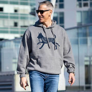 Statement Fleece Hoodie -  I'd Rather Be Running with My Dog
