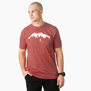 Running Short Sleeve T-Shirt - Trail Runner in the Mountains (Male)
