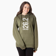 Statement Fleece Hoodie -  Chicago 26.2 Vertical