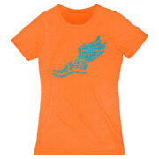 Cross Country Women's Everyday Tee Winged Foot Inspirational Words