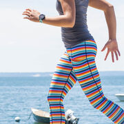 Women's Performance Side Pocket Tights - St Tropez