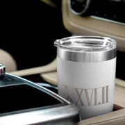 Running 20 oz. Double Insulated Tumbler - 26.2 Roman Numerals