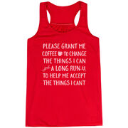 Flowy Racerback Tank Top - Please Grant Me Coffee
