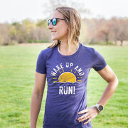 Women's Everyday Runners Tee - Wake Up And Run