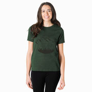 Running Short Sleeve T-Shirt - Life's Short Run Long (Mountains)