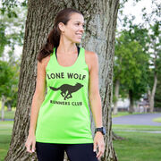 Women's Racerback Performance Tank Top - Lone Wolf Runners Club