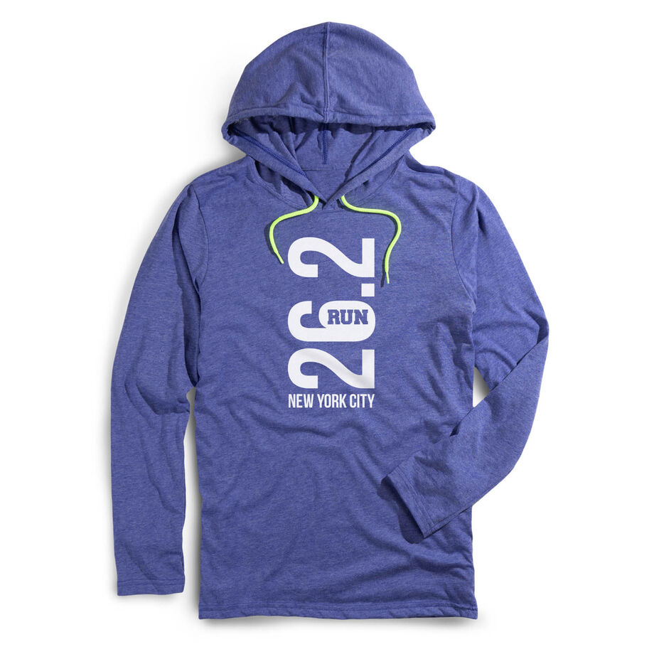 Running Lightweight Hoodie - New York City 26.2 Vertical