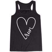 Flowy Racerback Tank Top - Run With Love