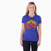 Women's Everyday Runners Tee - Run Trails Sunset