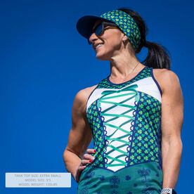 Women's Running Performance Tank Top - Leprechaun
