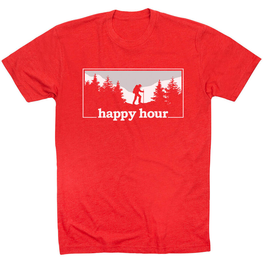 Hiking Short Sleeve T-Shirt - Happy Hour Hiker (Male)