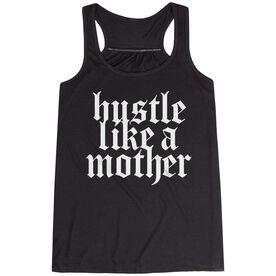 Flowy Racerback Tank Top - Hustle Like a Mother