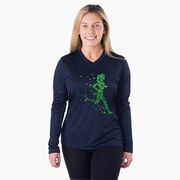 Women's Long Sleeve Tech Tee - Lucky Runner Girl