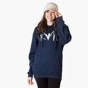 Statement Fleece Hoodie -  Run Heart