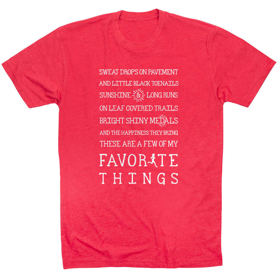 Running Short Sleeve T-Shirt - Runner's Favorite Things