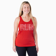 Women's Racerback Performance Tank Top - Run With Inspiration