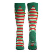 Running Woven Mid-Calf Socks - Jingle Bell