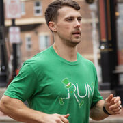 Running Short Sleeve T-Shirt - Let's Run Lucky