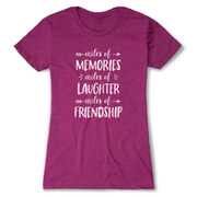 Women's Everyday Runners Tee - Miles of Friendship Mantra