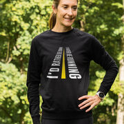 Running Raglan Crew Neck Sweatshirt - I'd Rather Be Running