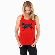 Flowy Racerback Tank Top - I'd Rather Be Running with My Dog