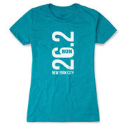 Women's Everyday Runners Tee - New York City 26.2 Vertical