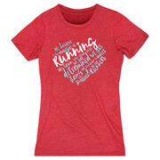 Women's Everyday Runners Tee - Live Love Run Heart