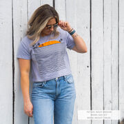 Running Short Sleeve Crop Tee - Chasing Sunsets