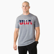 Running Short Sleeve T-Shirt - USA Runner
