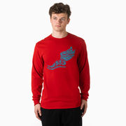 Cross Country Tshirt Long Sleeve - Winged Foot Inspirational Words