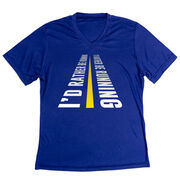 Women's Short Sleeve Tech Tee - I'd Rather Be Running