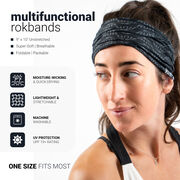 Running Multifunctional Headwear - Gone For a Run® Logo Gray RokBAND