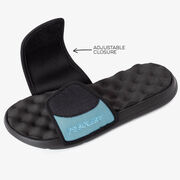 PR SOLES&reg; La Jolla Recovery Adjustable Slide Sandals