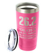 Running 20 oz. Double Insulated Tumbler - 26.2 Math Miles