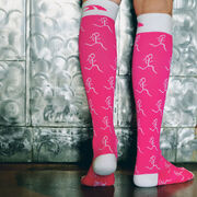 Run Girl Run Compression Knee Socks