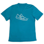 Women's Short Sleeve Tech Tee - Run Shoe