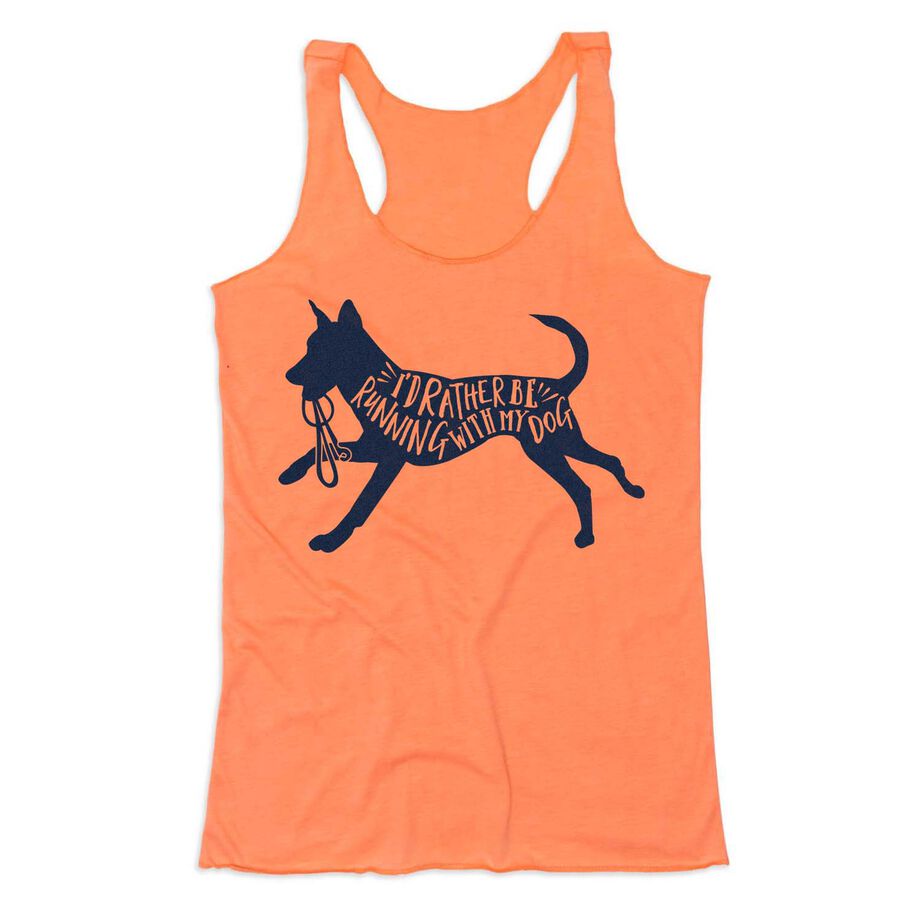 Women's Everyday Tank Top - I'd Rather Be Running with My Dog