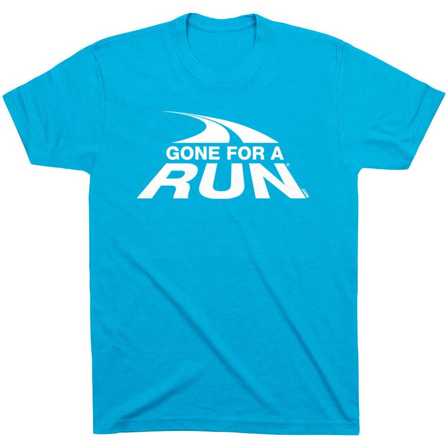 Running Short Sleeve T- Shirt - Gone For a Run® White Logo
