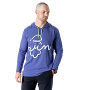 Running Lightweight Hoodie - Santa Run Face