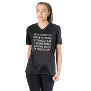 Women's Short Sleeve Tech Tee - Please Grant Me Coffee