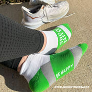 Socrates&reg; Woven Performance Sock Run More (Lime)