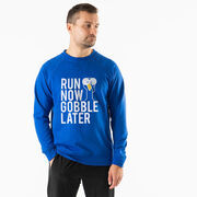Running Raglan Crew Neck Pullover - Run Now Gobble Later (Bold)