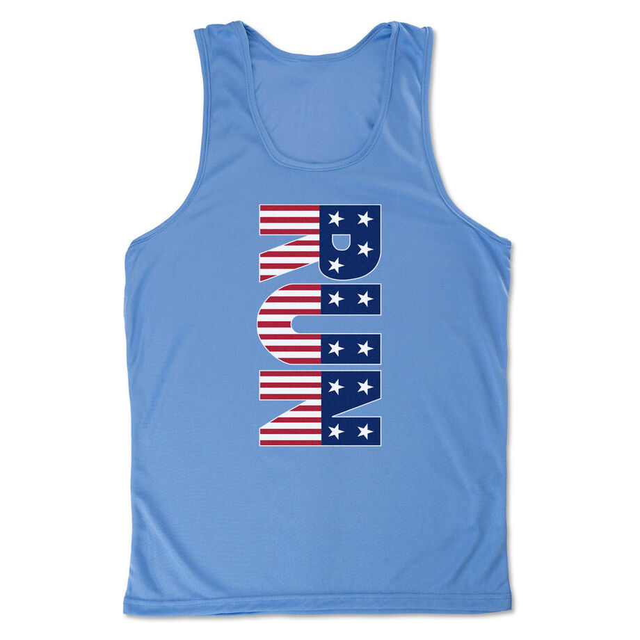 Men's Running Performance Tank Top - Patriotic Run