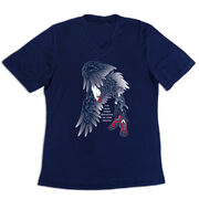 Women's Short Sleeve Tech Tee - Because of The Brave
