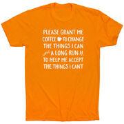 Running Short Sleeve T-Shirt - Please Grant Me Coffee