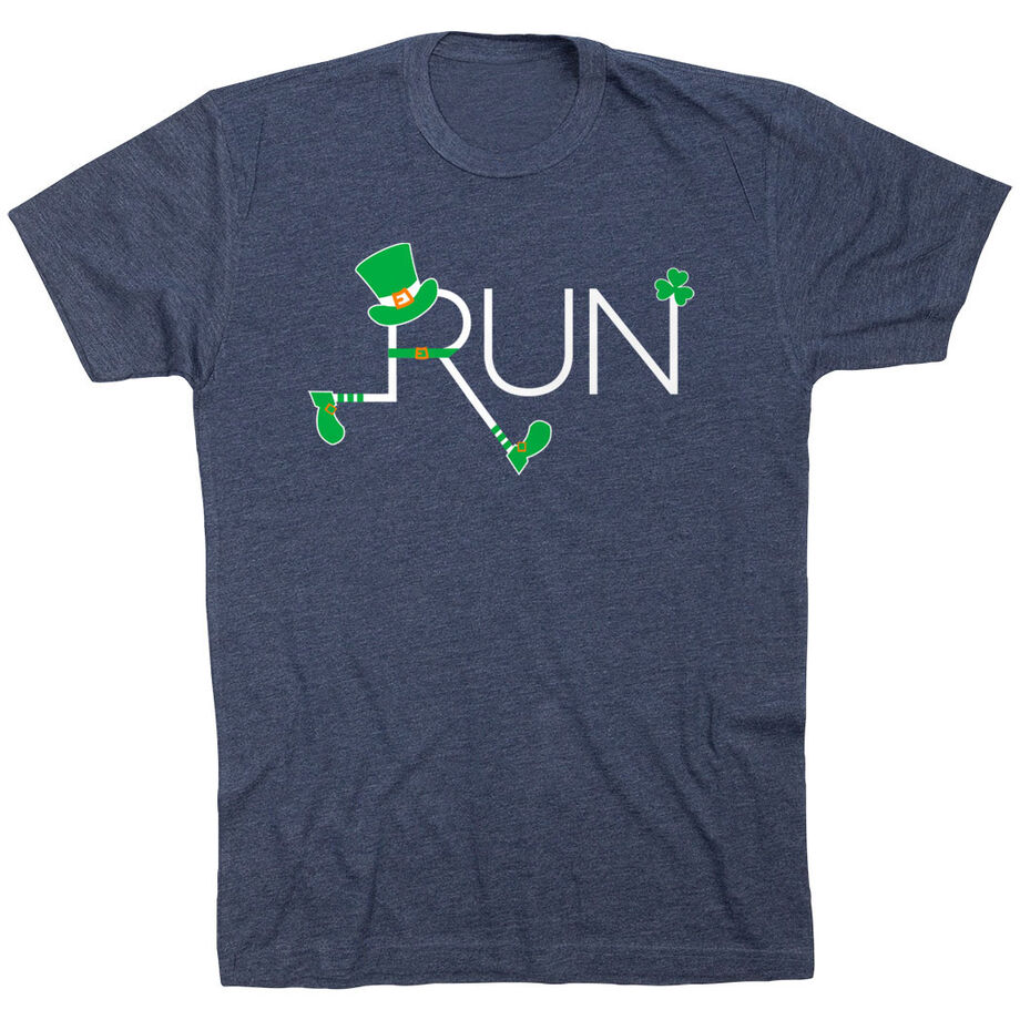 Running Short Sleeve T-Shirt - Let's Run Lucky