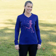 Women's Long Sleeve Tech Tee - Summer Runner Girl