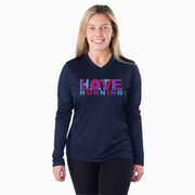 Women's Long Sleeve Tech Tee - Love Hate Running