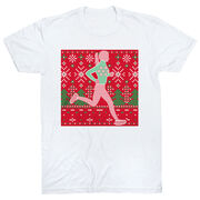 Running Short Sleeve T-Shirt - Christmas Sweater